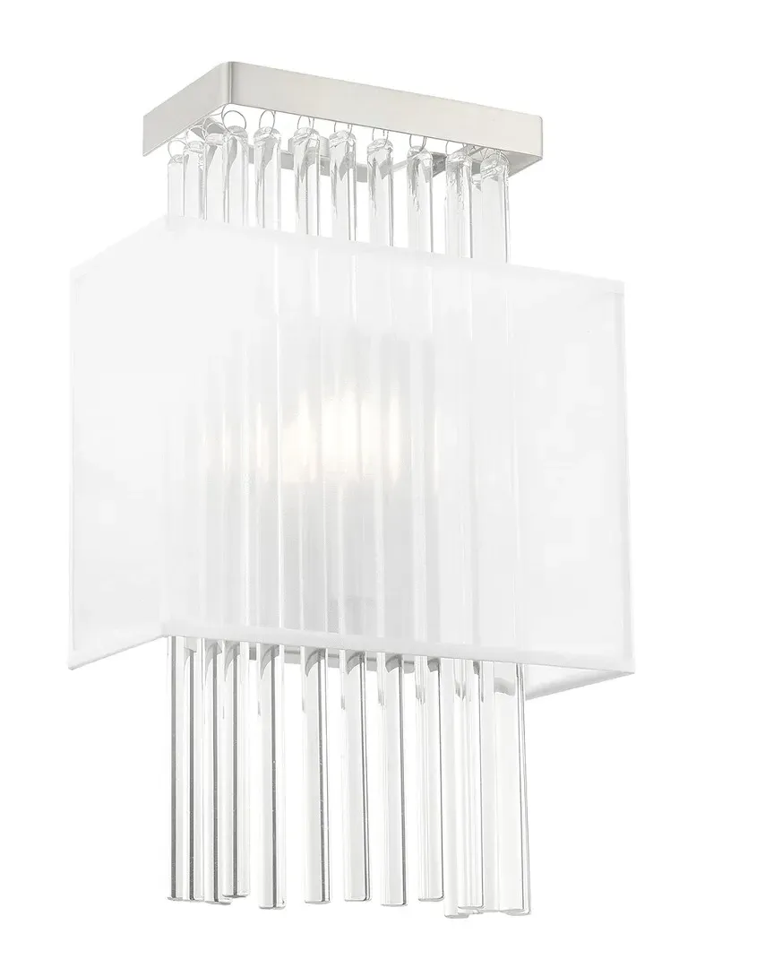 Alexis 1 Light ADA Wall Sconce - Brushed Nickel, Steel image