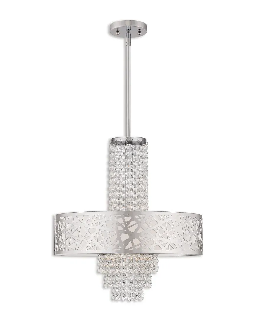 Allendale 4-Light Pendant Chandelier - Polished Chrome, Steel