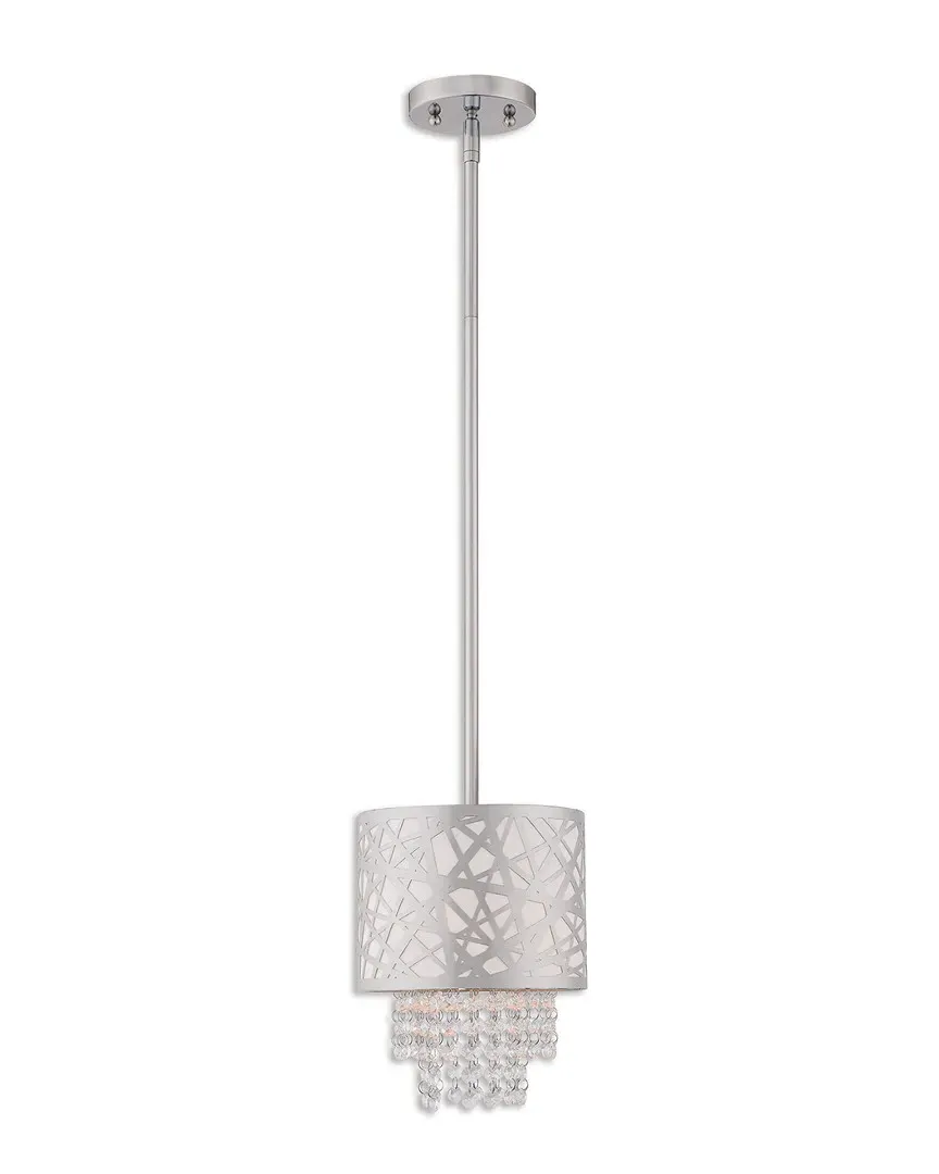 Allendale Mini Pendant with Crystal - Polished Chrome