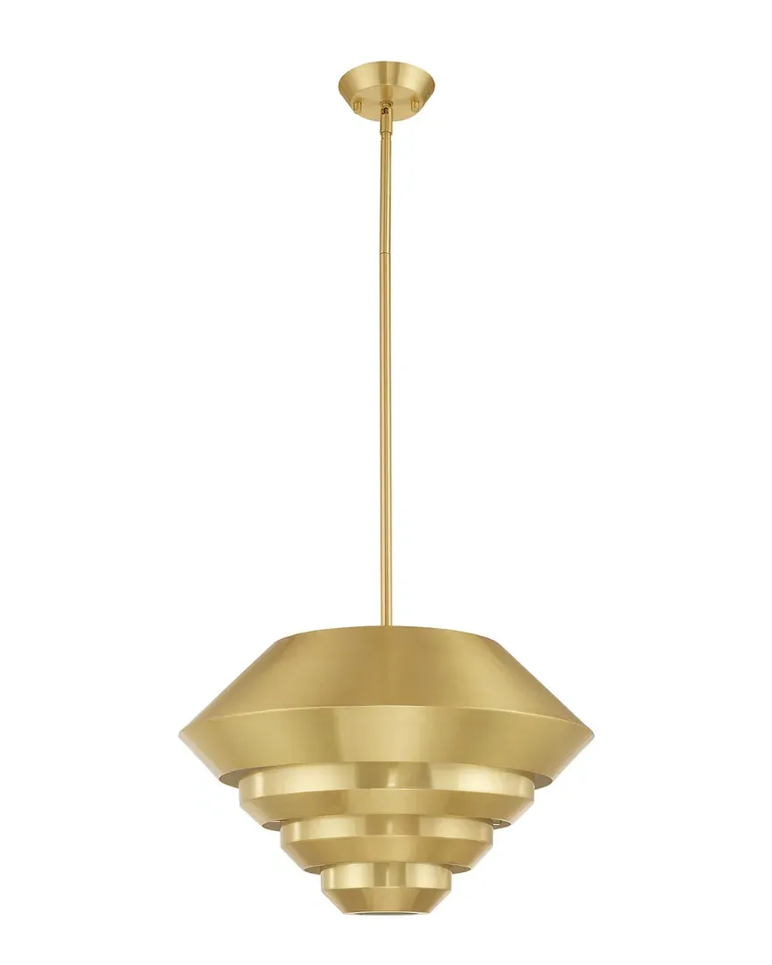 Amsterdam Pendant Light - Satin Brass, Steel