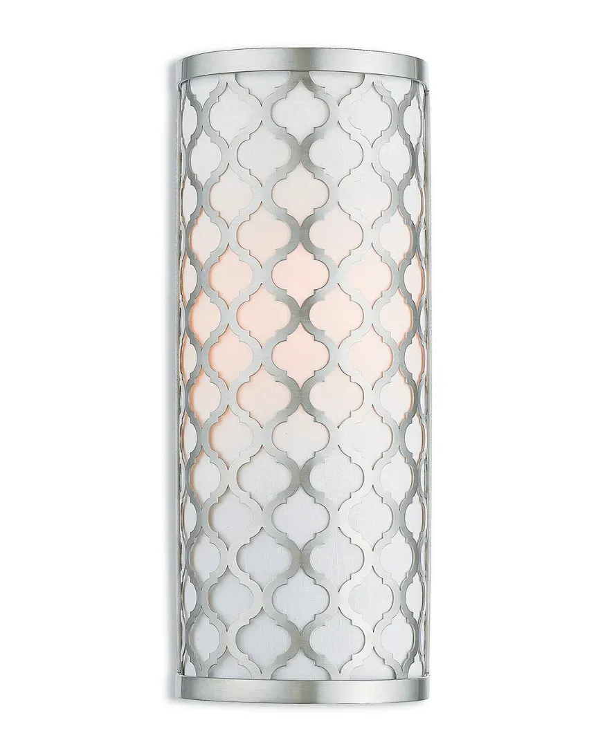 Arabesque 1 Light ADA Wall Sconce - Brushed Nickel, Steel
