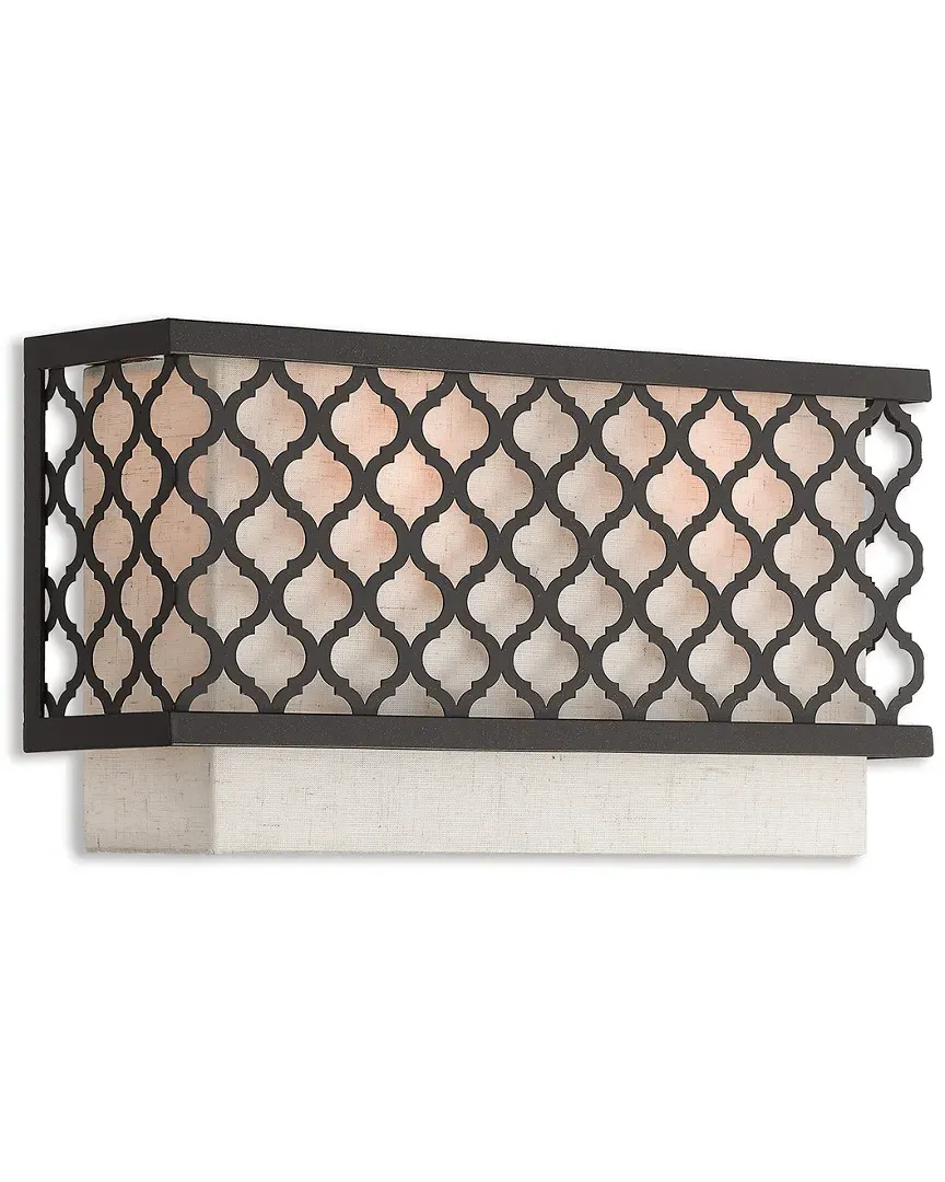 Arabesque 2 Light ADA Wall Sconce - English Bronze, Steel image