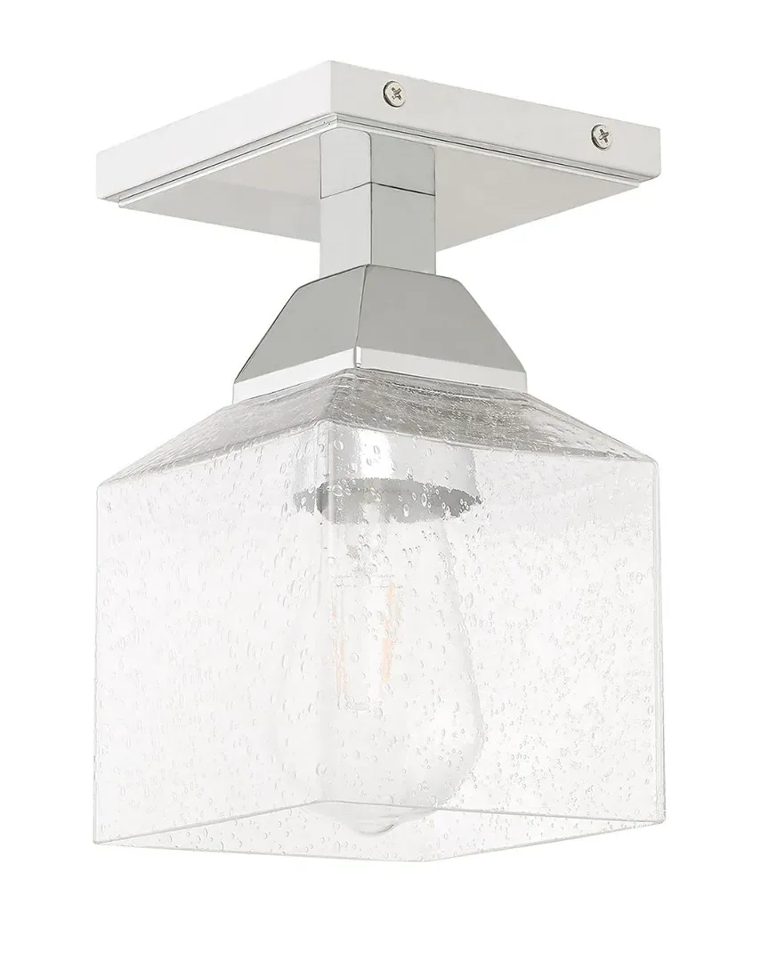 Aragon 1-Light Ceiling Mount - Polished Chrome, Steel