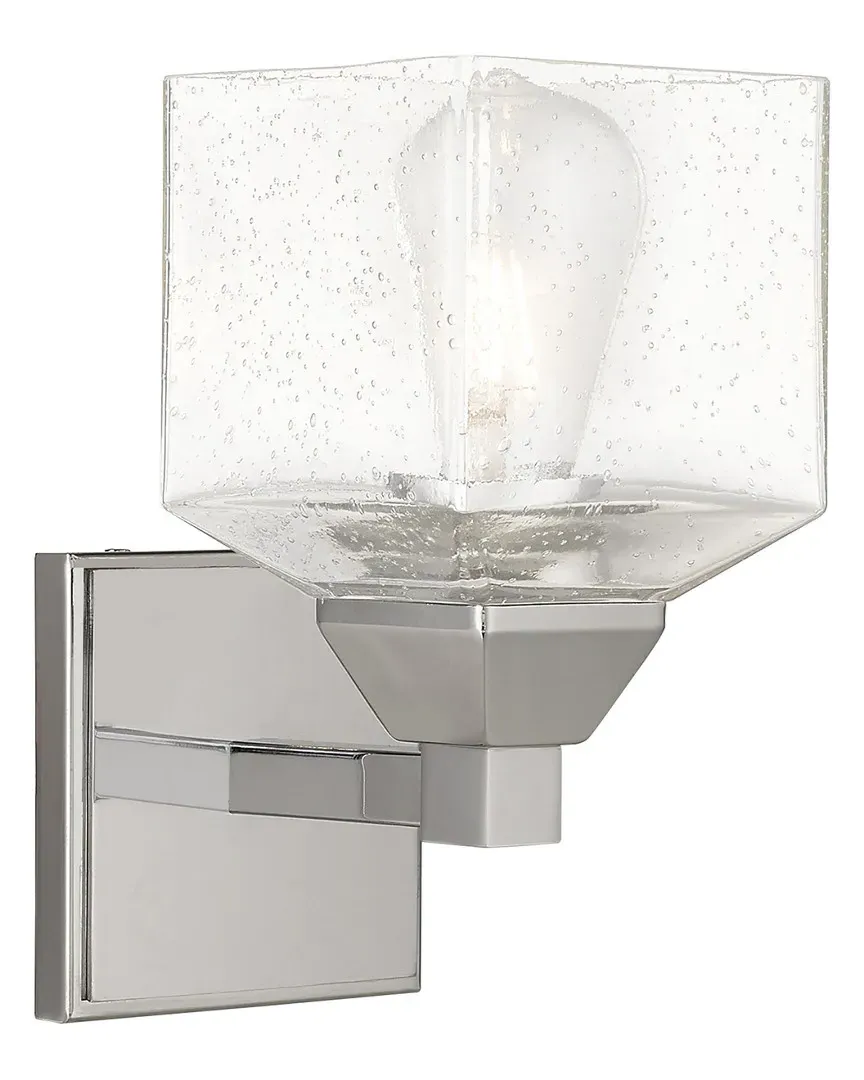 Aragon 1-Light Wall Sconce - Polished Chrome, Steel