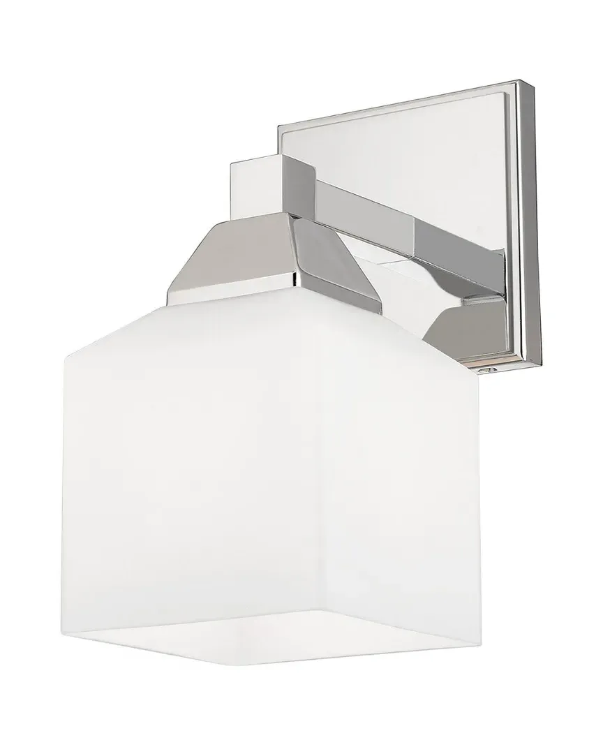 Aragon 1-Light Wall Sconce - Polished Chrome, Steel