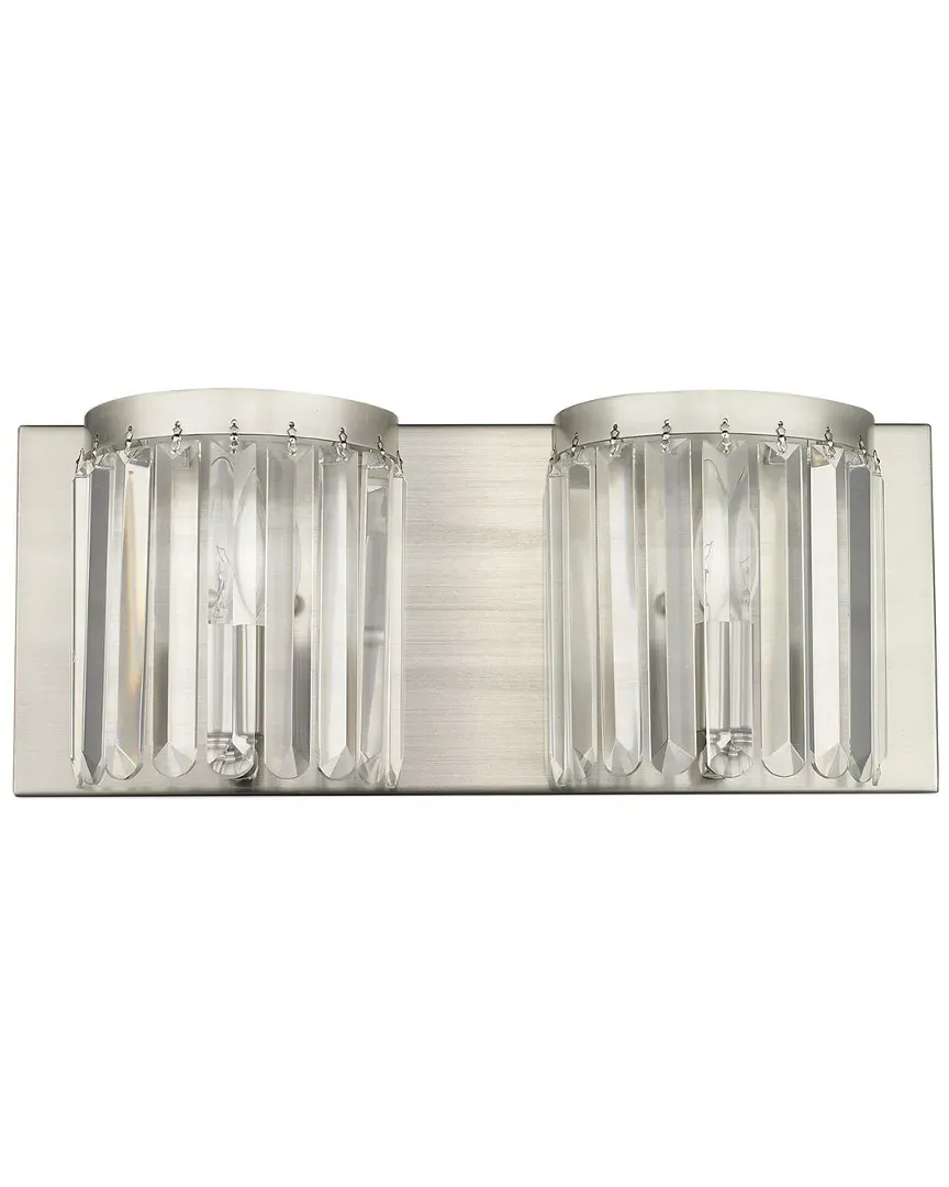 Ashton 2-Light Bath Light - Brushed Nickel, Steel image