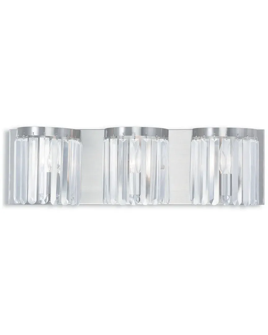 Ashton 3-Light Bath Light - Brushed Nickel, Steel