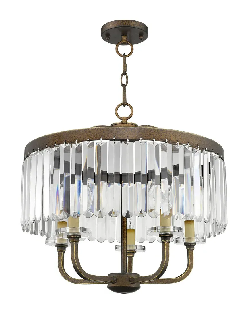 Ashton 5-Light Chandelier - Palatial Bronze, Steel