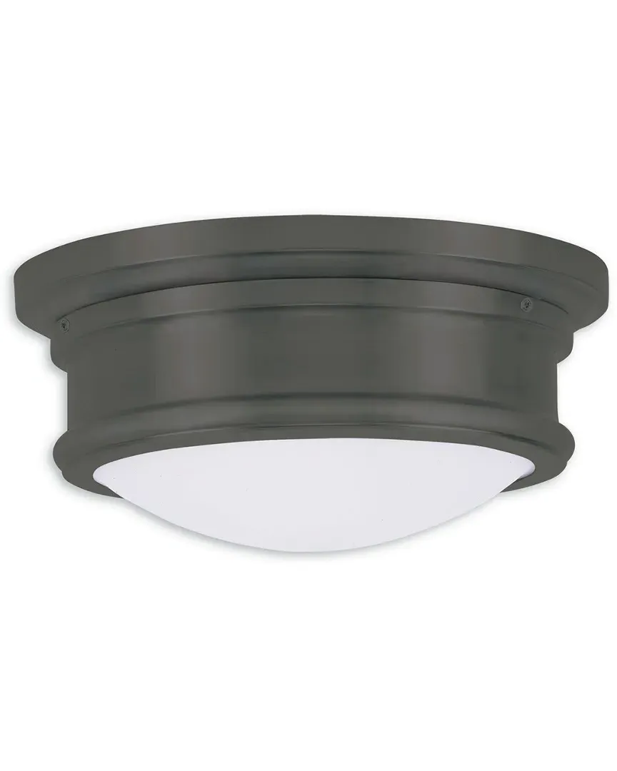 Astor 2-Light Ceiling Mount - Bronze, Steel image