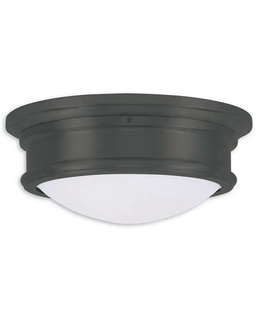 Astor 2-Light Ceiling Mount - Bronze, Steel