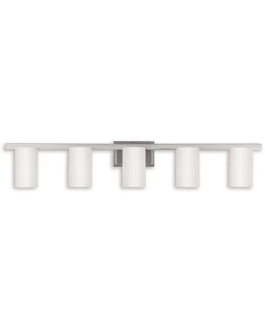 Astoria 5-Light Bath Light - Brushed Nickel, Steel