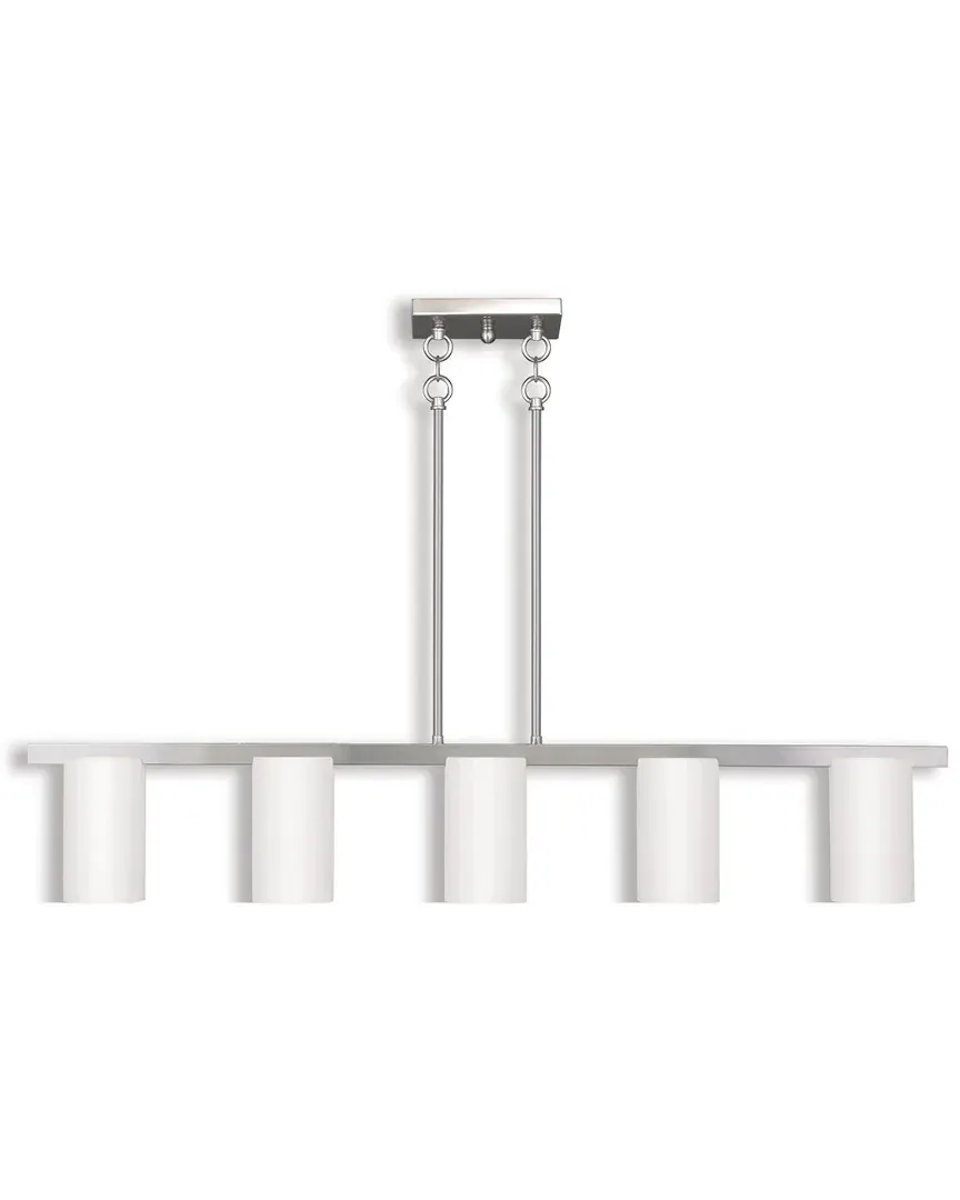 Astoria 5-Light Chandelier - Brushed Nickel, Steel image