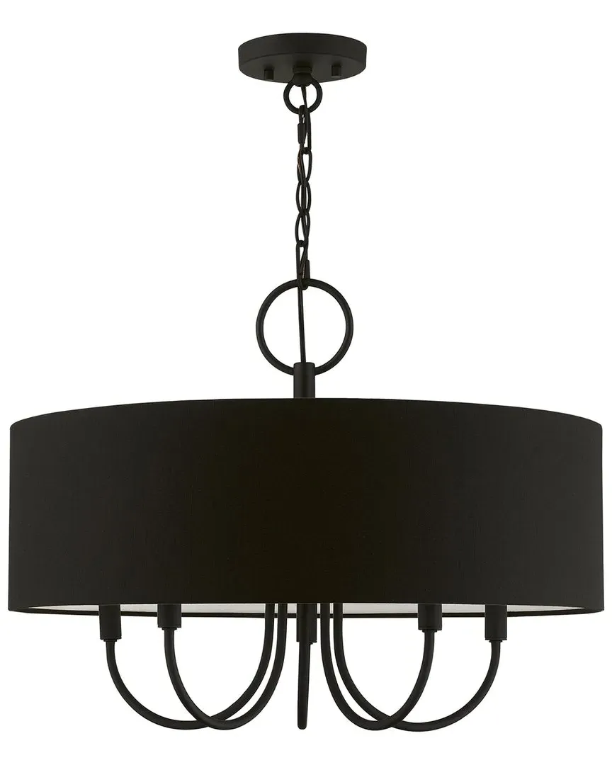 Bainbridge 5 Light Pendant Chandelier - Black image
