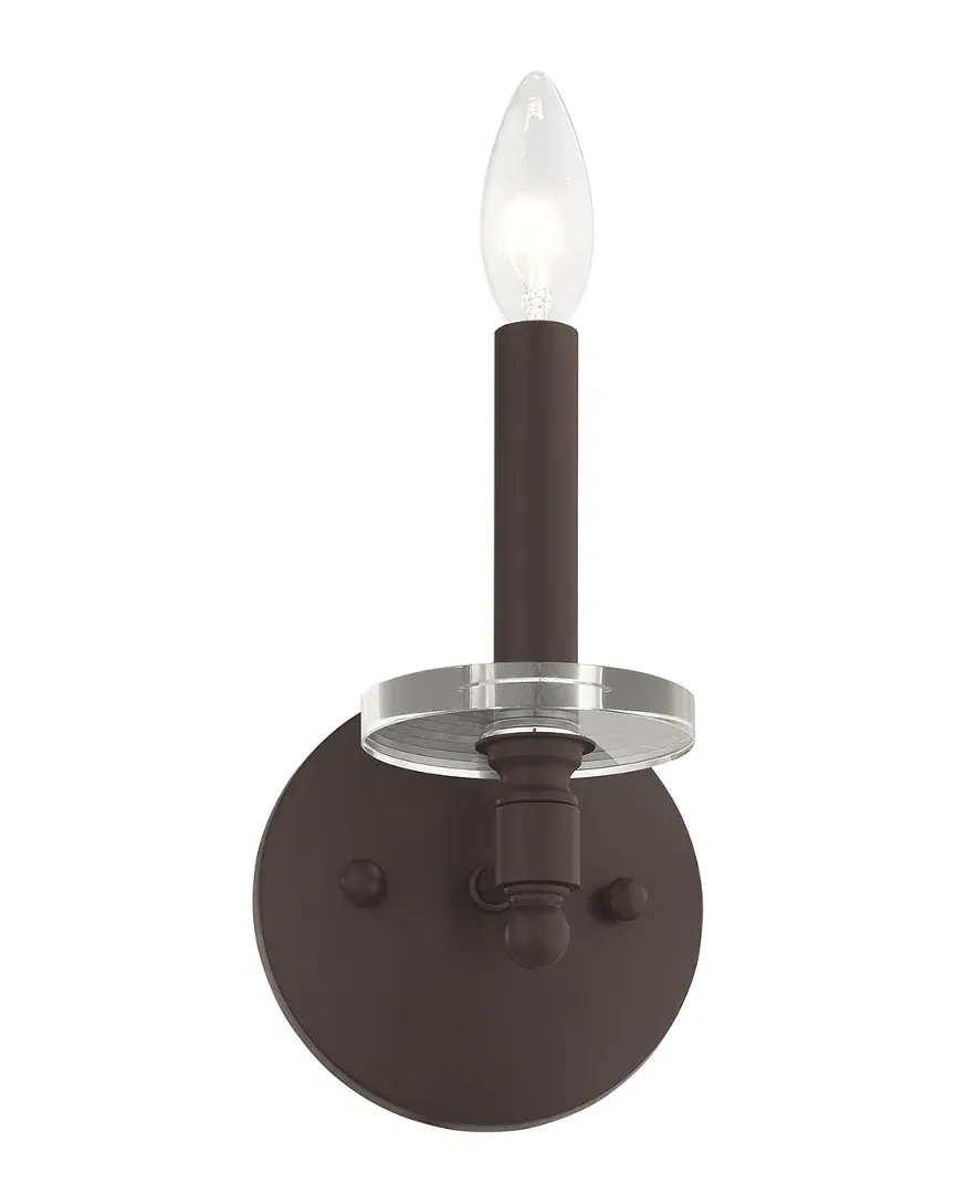 Bancroft 1 Light Wall Sconce - Bronze, Steel