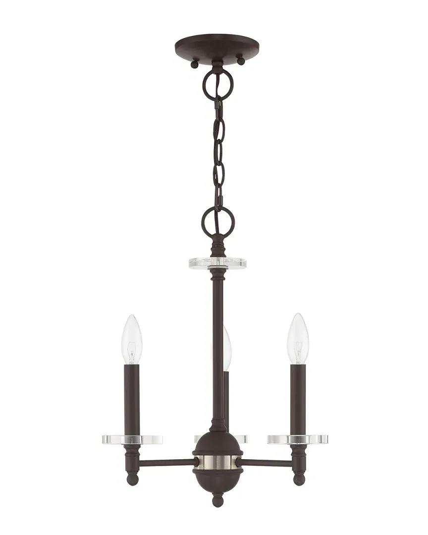 Bancroft 3-Light Mini Chandelier - Bronze