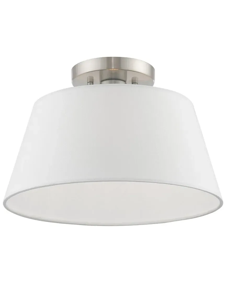 Belclaire 1 Light Ceiling Mount - Brushed Nickel, Steel image