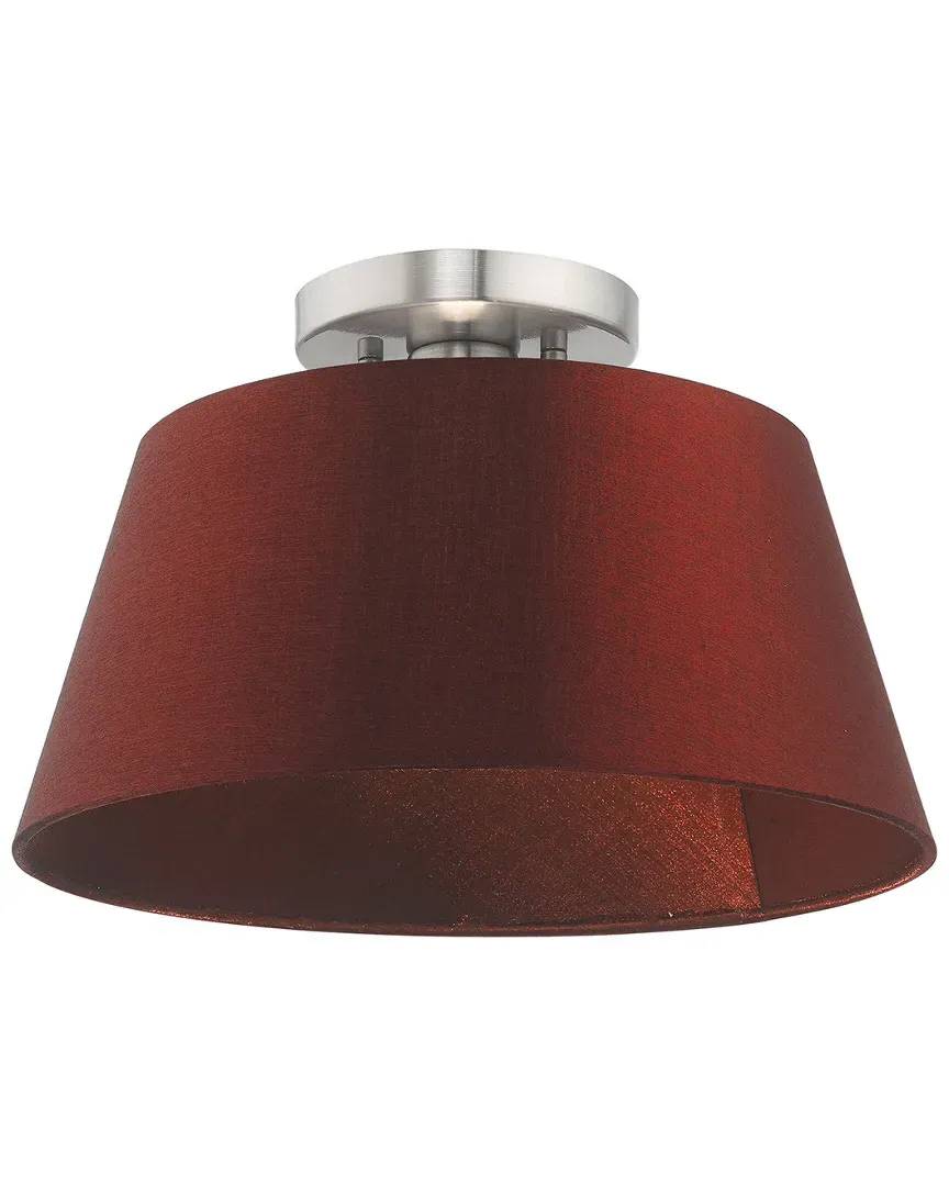 Belclaire 1 Light Ceiling Mount - Brushed Nickel, Steel