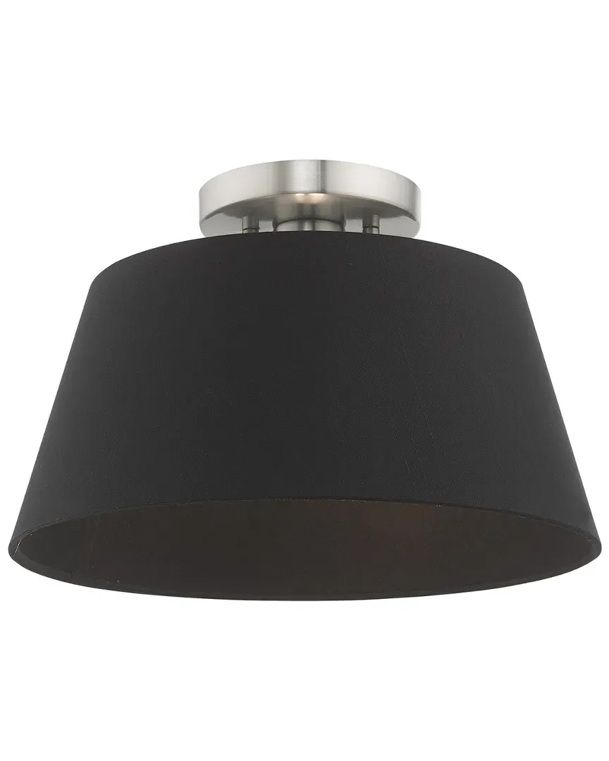 Belclaire 1 Light Ceiling Mount - Brushed Nickel, Steel