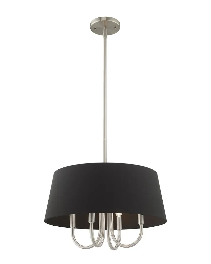 Belclaire 4-Light Pendant Chandelier - Brushed Nickel, Steel