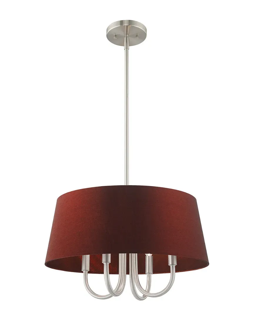 Belclaire 4-Light Pendant Chandelier - Brushed Nickel, Steel