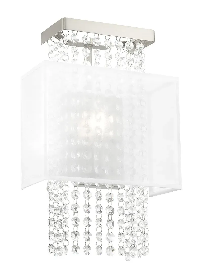 Bella Vista ADA Wall Sconce - Brushed Nickel, Steel