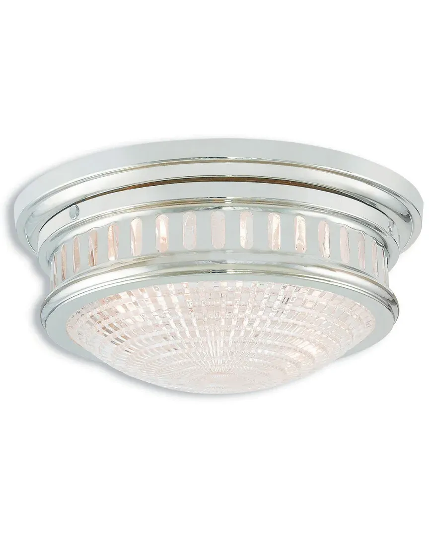 Berwick 2-Light Ceiling Mount - Polished Nickel image