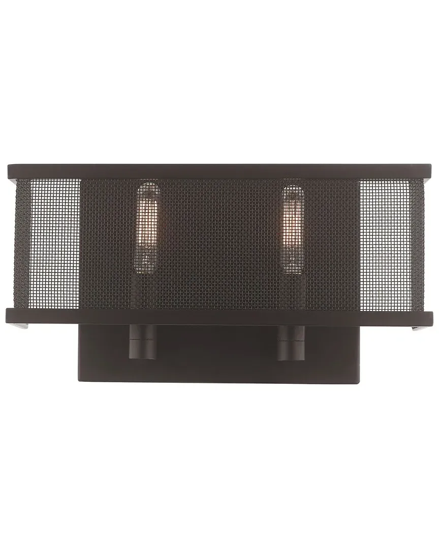 Braddock 2 Light ADA Wall Sconce - Bronze, Steel