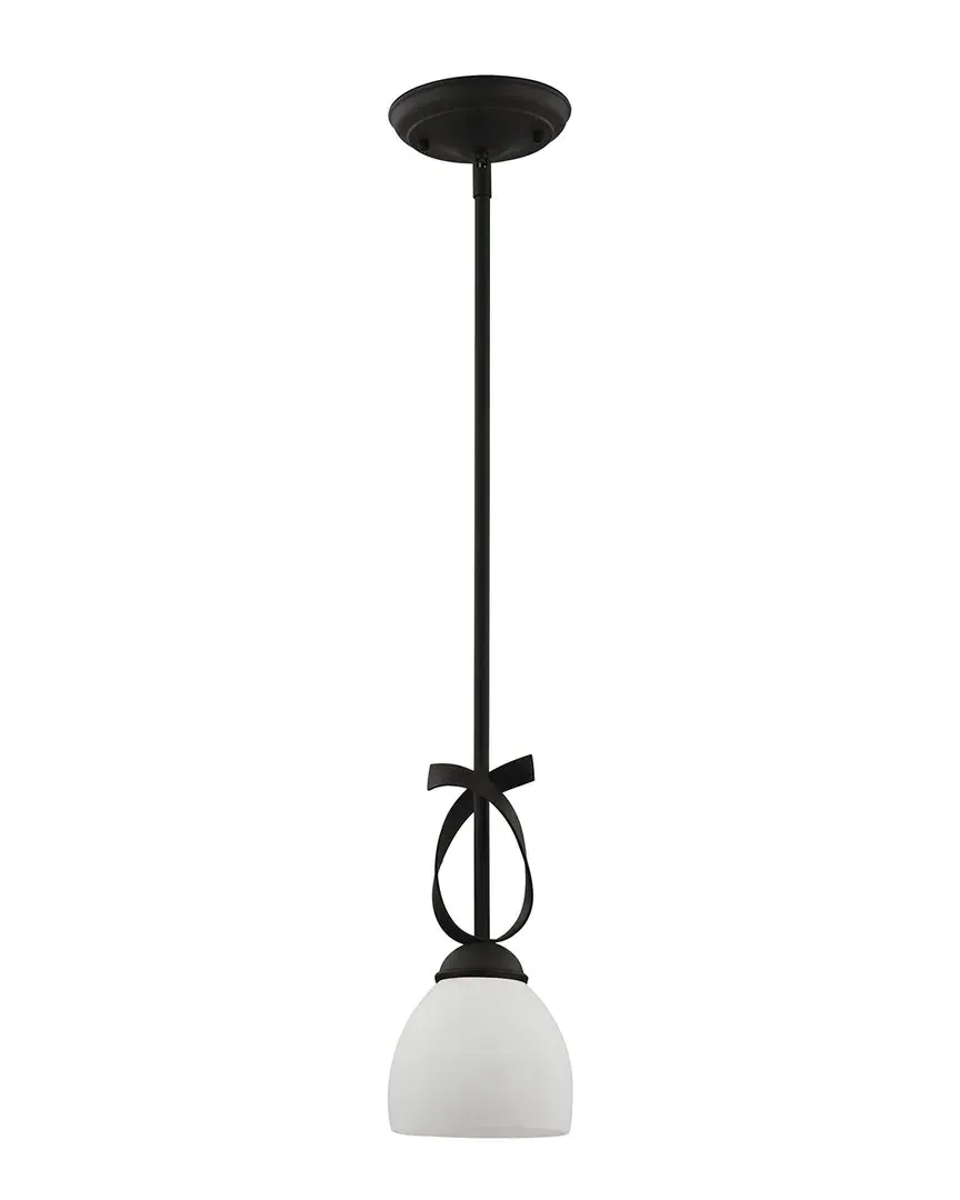Brookside 1-Light Mini Pendant - Black, Steel image