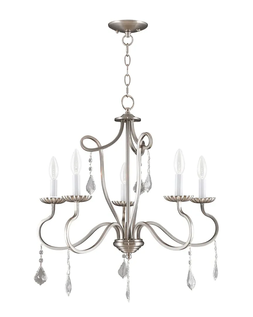 Callisto 5-Light Chandelier - Brushed Nickel, Steel image