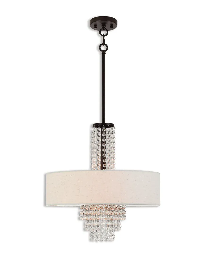 Carlisle 4-Light Pendant Chandelier - English Bronze, Steel