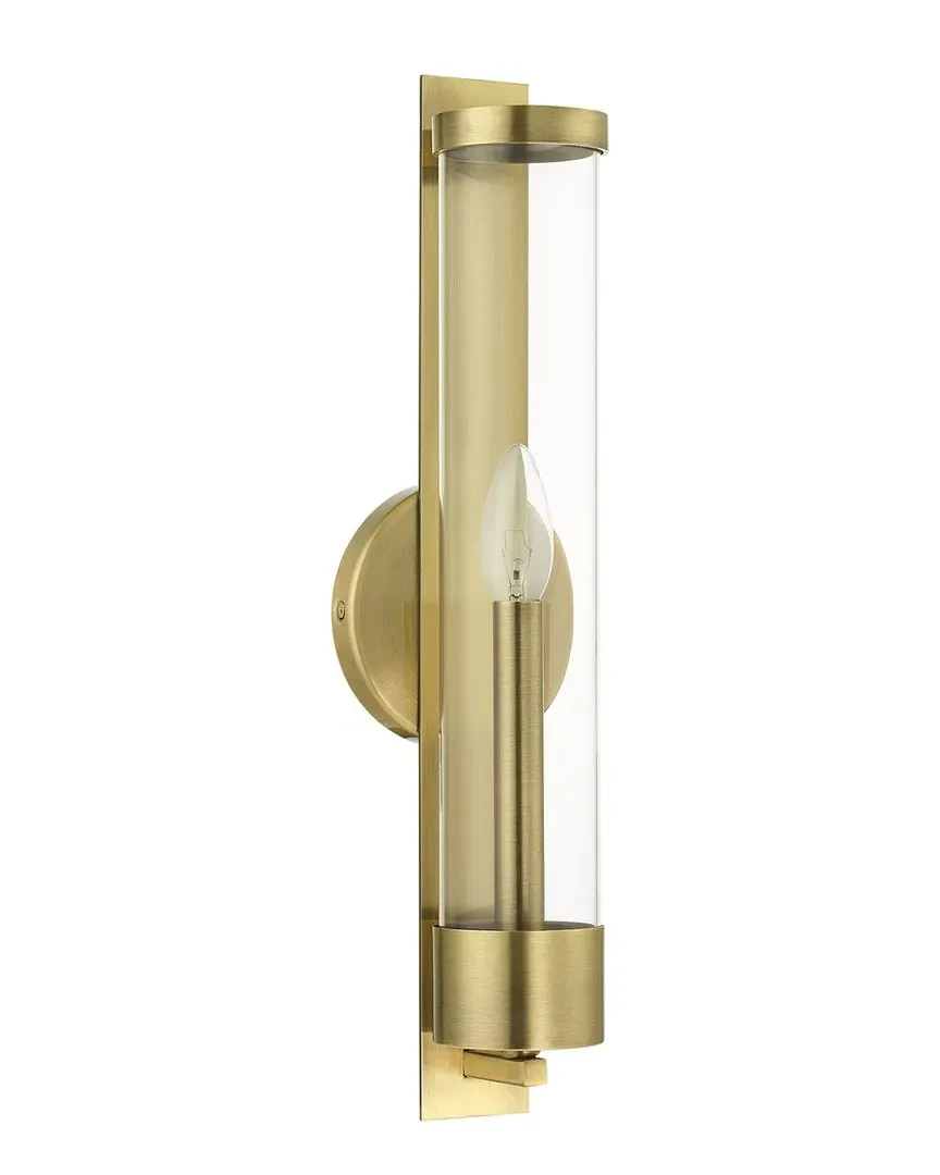 Castleton Single Wall Sconce - Antique Brass, Steel