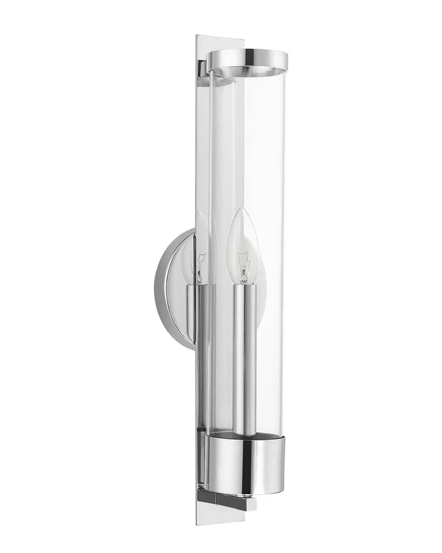 Castleton Single Wall Sconce - Polished Chrome, Steel