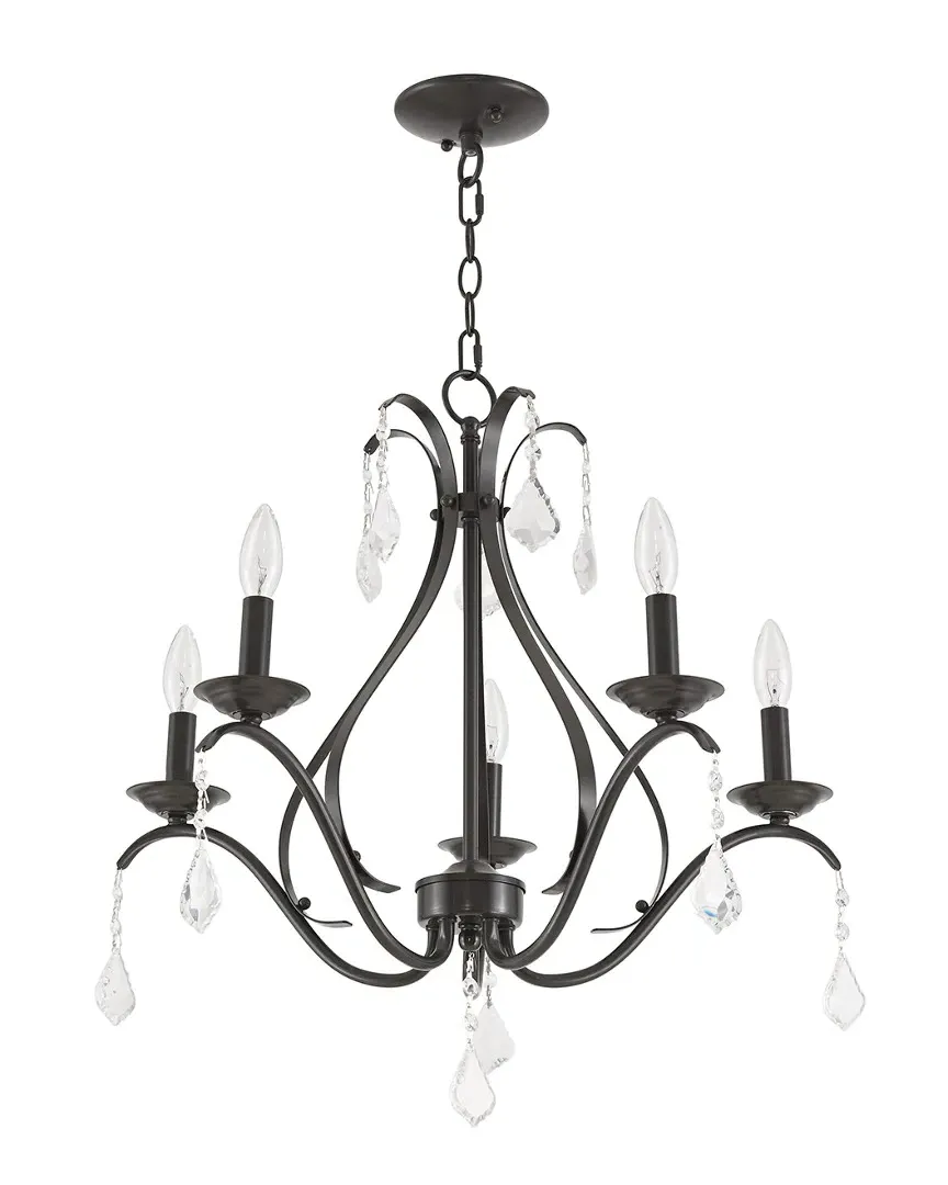 Caterina 5-Light Chandelier - English Bronze, Steel image
