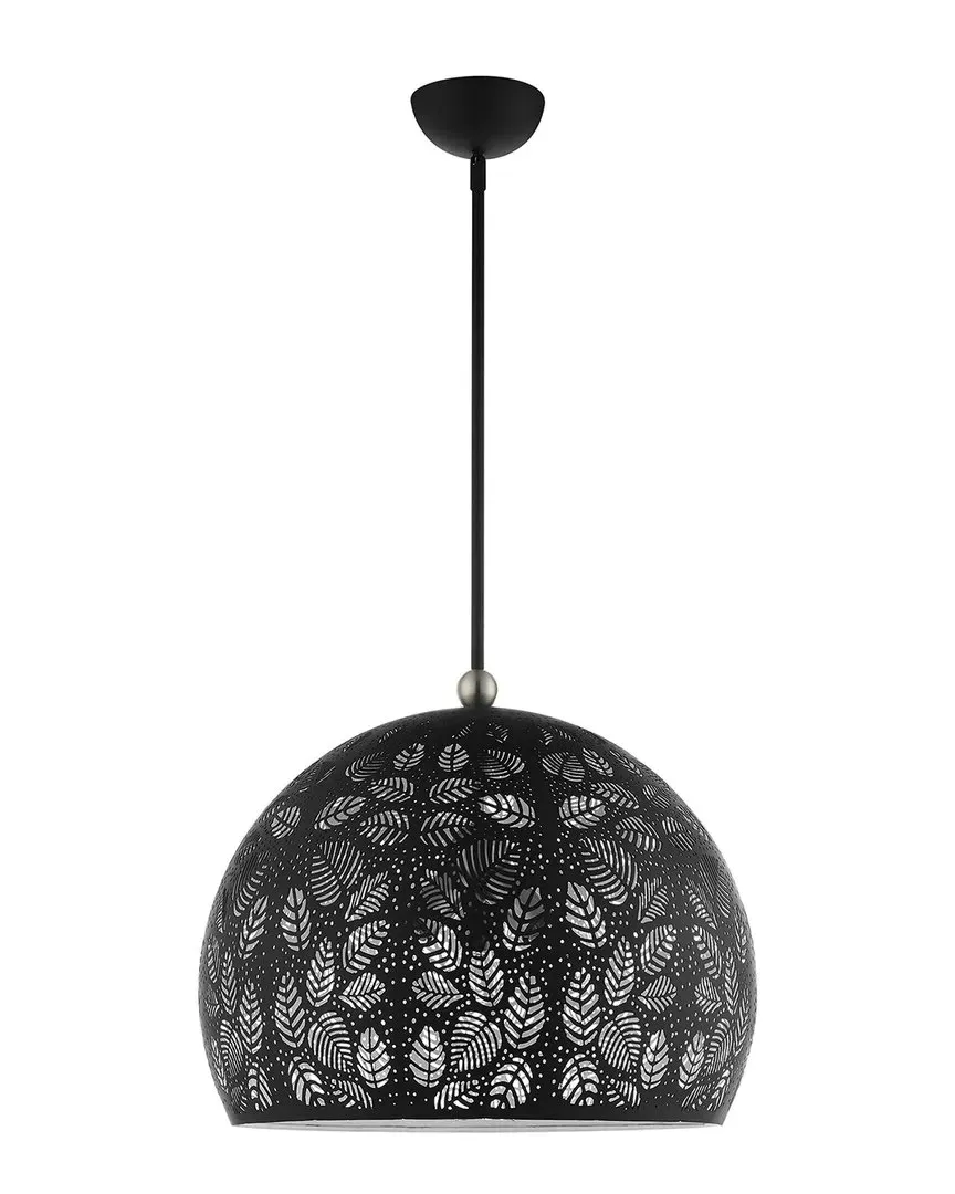 Chantilly 3-Light Pendant - Black, Steel