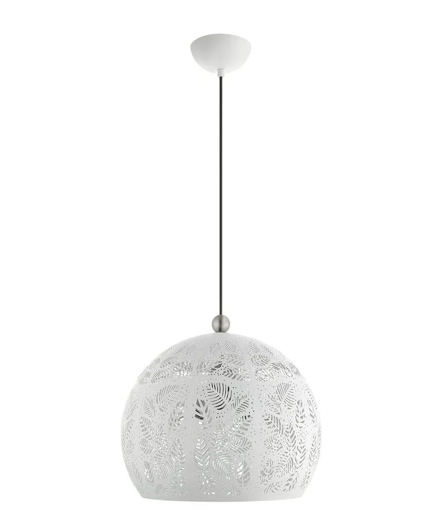 Chantilly 3-Light Pendant - White, Steel image