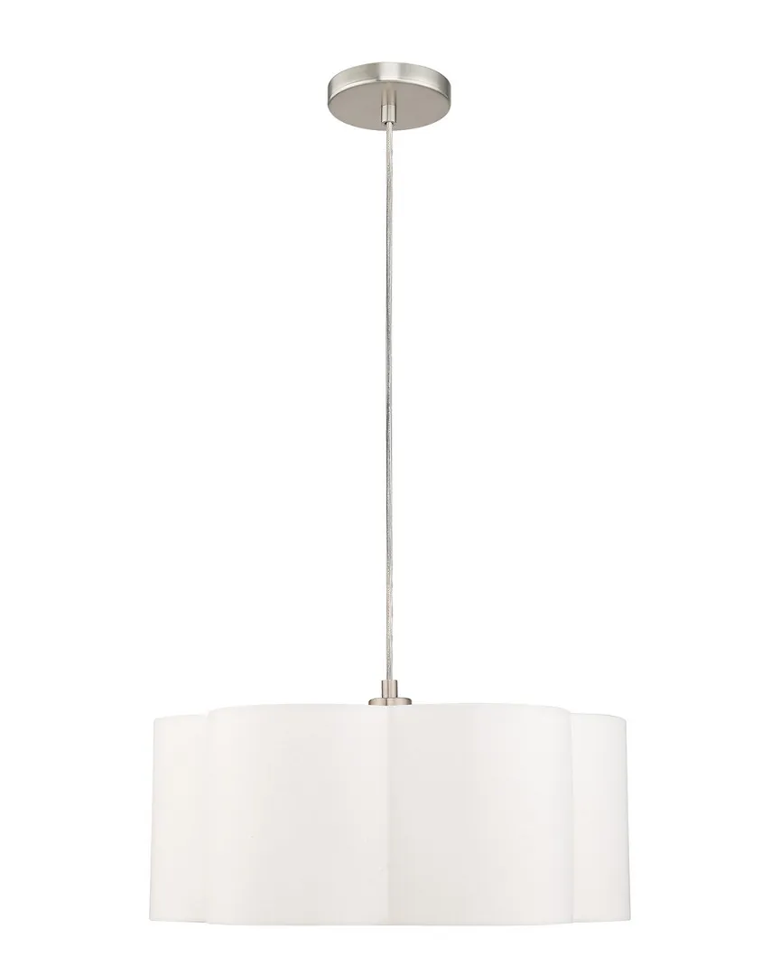 Chelsea 1 Light Pendant - Brushed Nickel, Steel