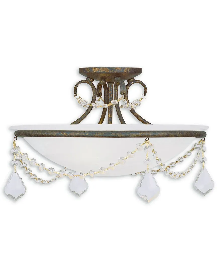 Chesterfield 3-Light Ceiling Mount - Venetian Golden Bronze