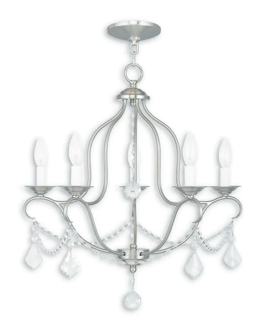 Chesterfield 5-Light Chandelier - Brushed Nickel image
