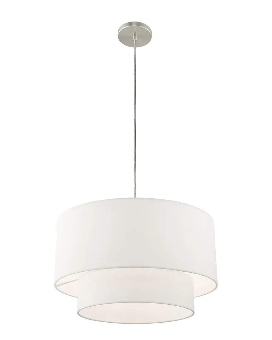 Clark Pendant Chandelier - Brushed Nickel, Steel