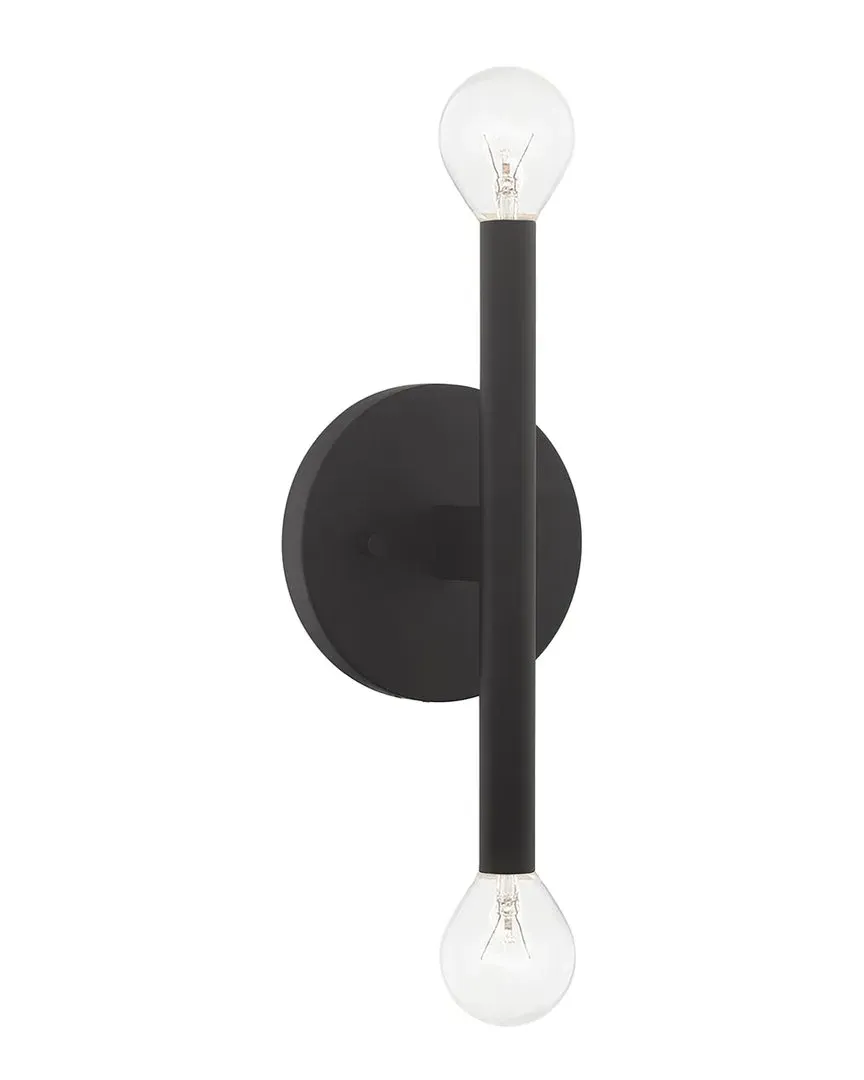 Copenhagen 2 Light ADA Sconce - Black image
