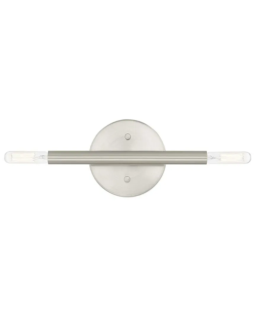 Copenhagen 2 Light ADA Wall Sconce - Brushed Nickel, Steel image