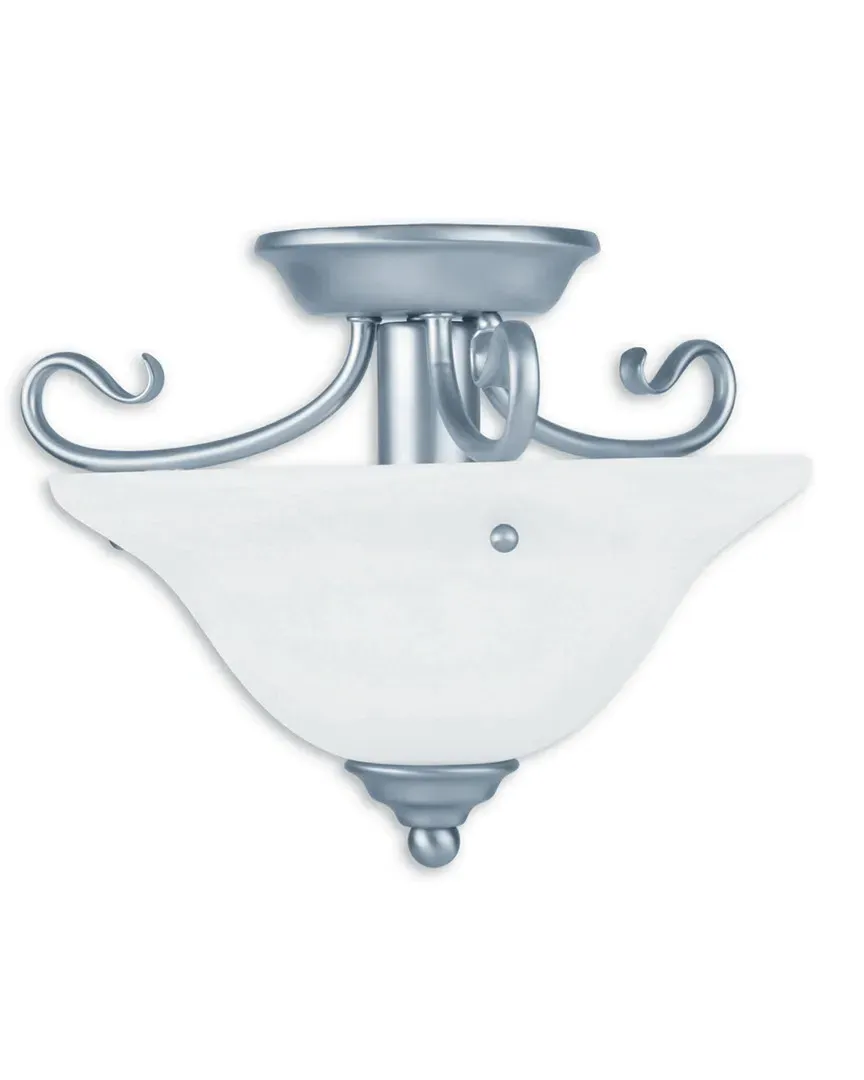 Coronado 1-Light Ceiling Mount - Brushed Nickel, Steel