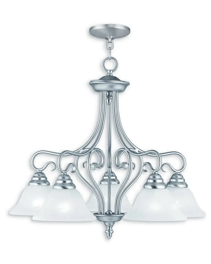 Coronado 5-Light Chandelier - Brushed Nickel, Steel