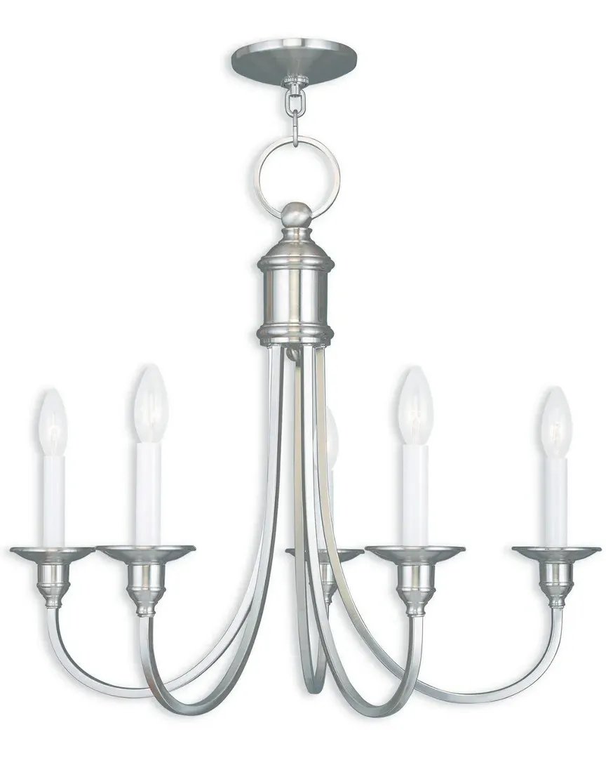 Cranford 5-Light Chandelier - Brushed Nickel, Steel