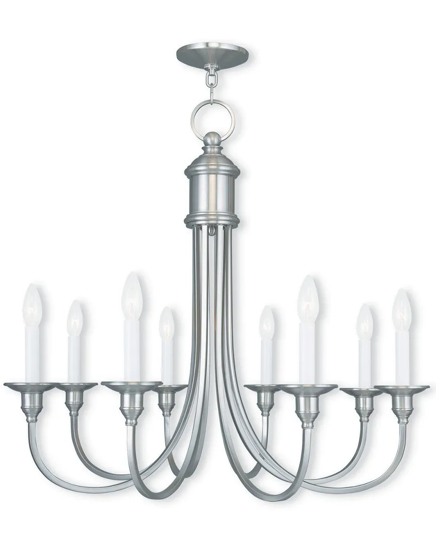 Cranford 8-Light Chandelier - Brushed Nickel, Steel