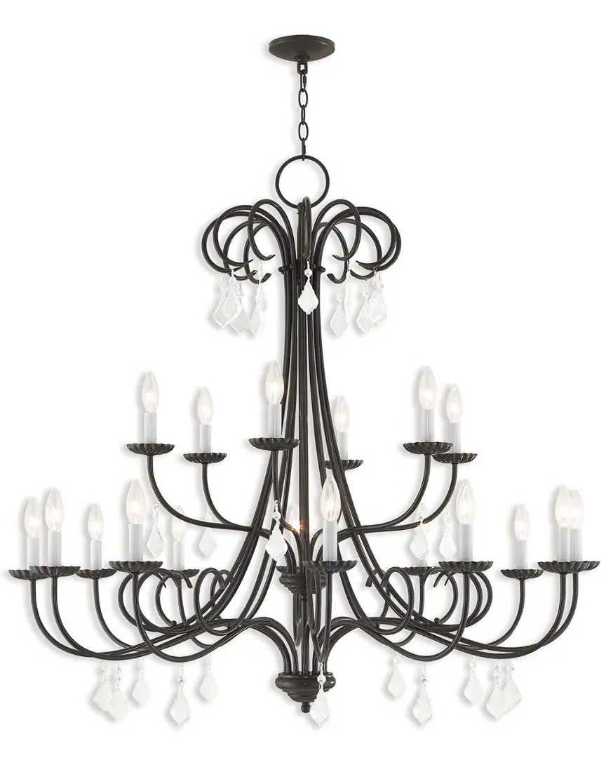 Daphne 18 Light Foyer Chandelier - English Bronze, Steel image