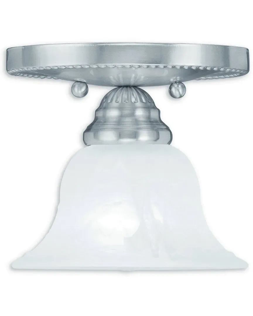 Edgemont 1-Light Flush Mount Ceiling Light - Brushed Nickel