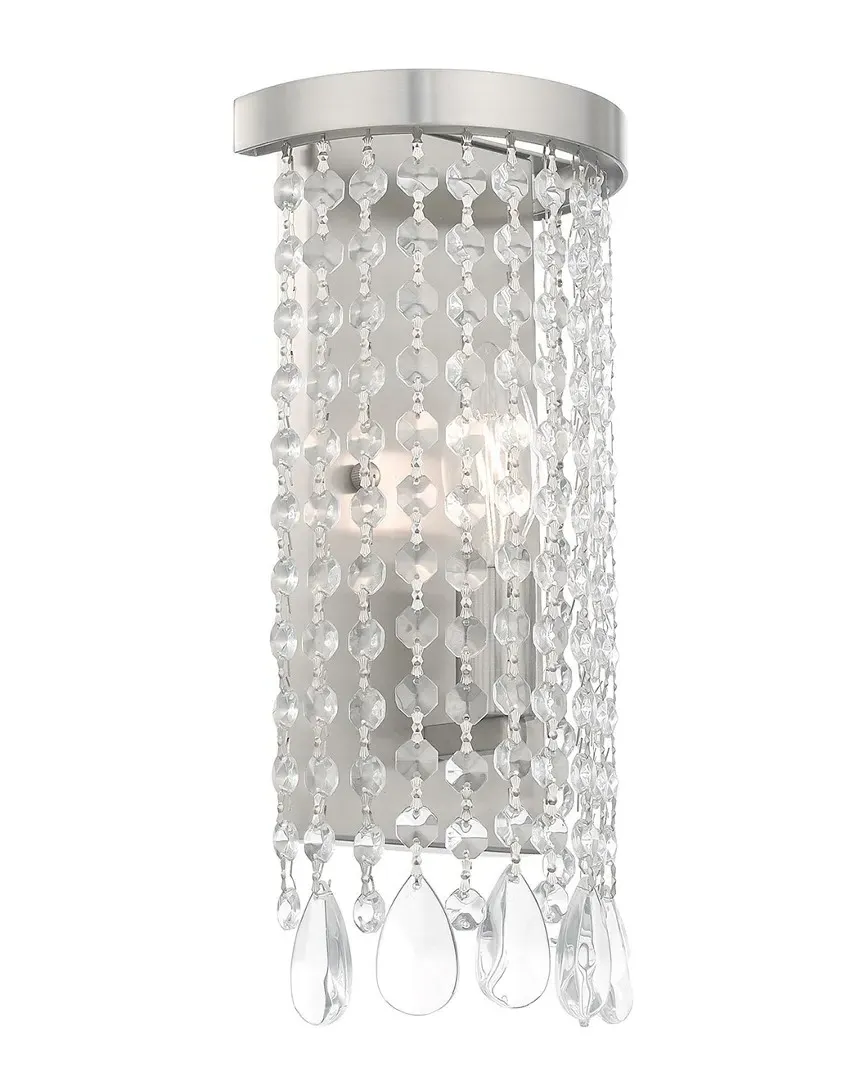 Elizabeth 1 Light Wall Sconce - Brushed Nickel, Steel