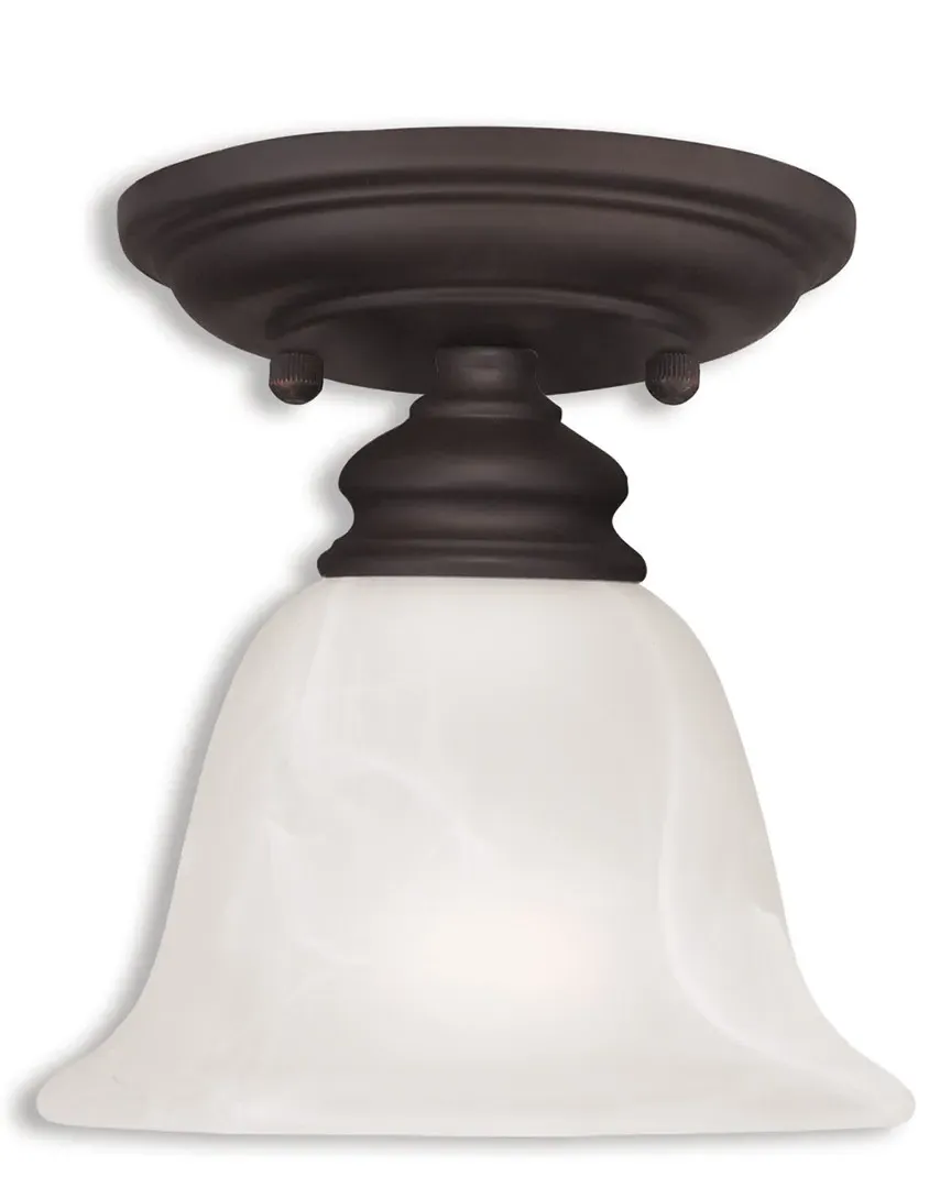 Essex 1-Light Ceiling Mount - Bronze, Steel image