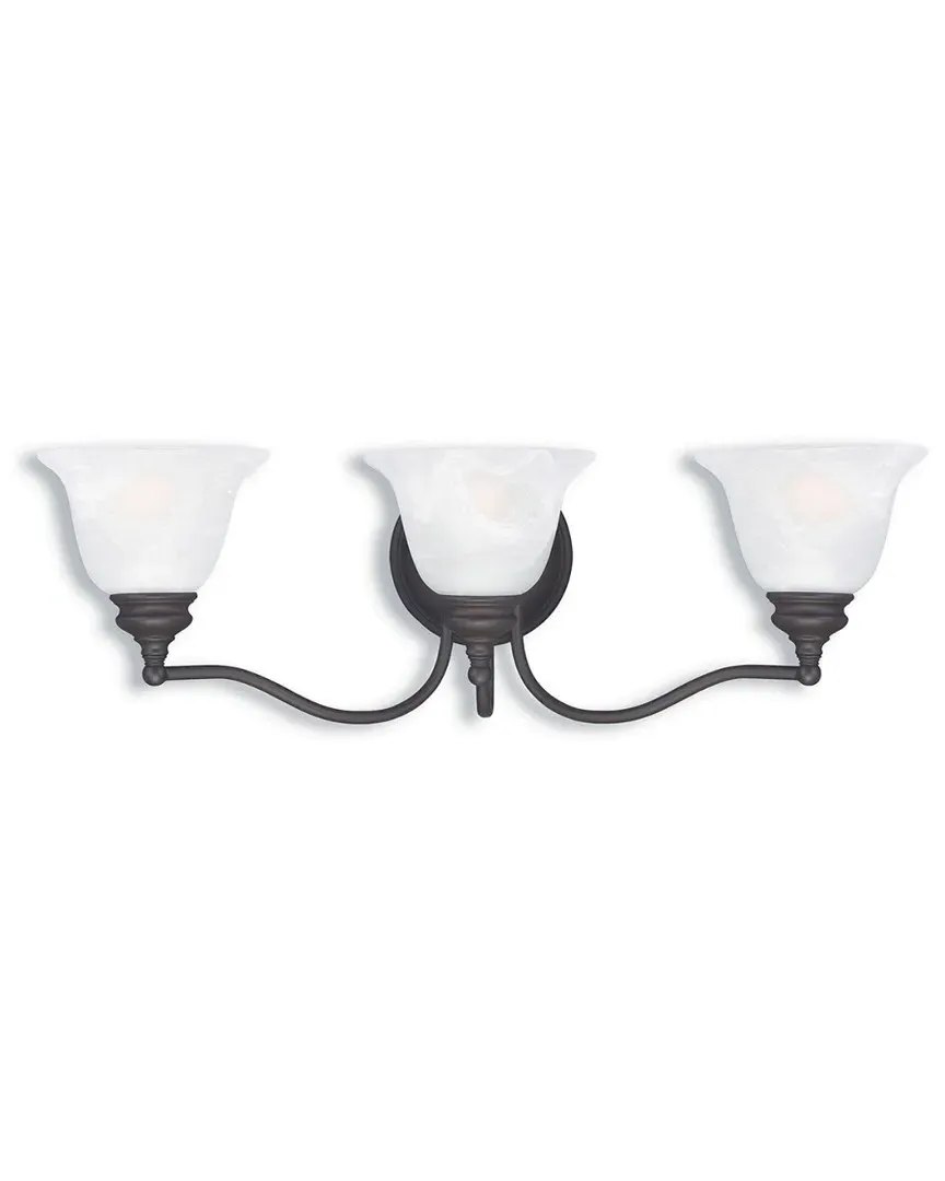 Essex 3-Light Bath Light - Bronze, Steel